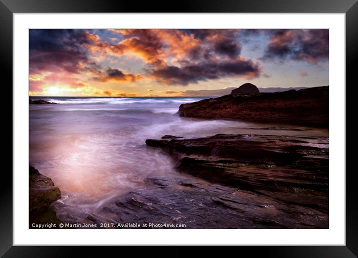 Cornish Coast at Trebarwith Framed Mounted Print by K7 Photography