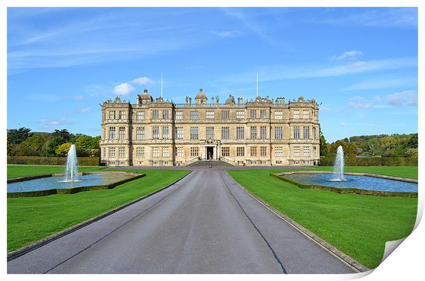 Longleat House Print by Donna Collett