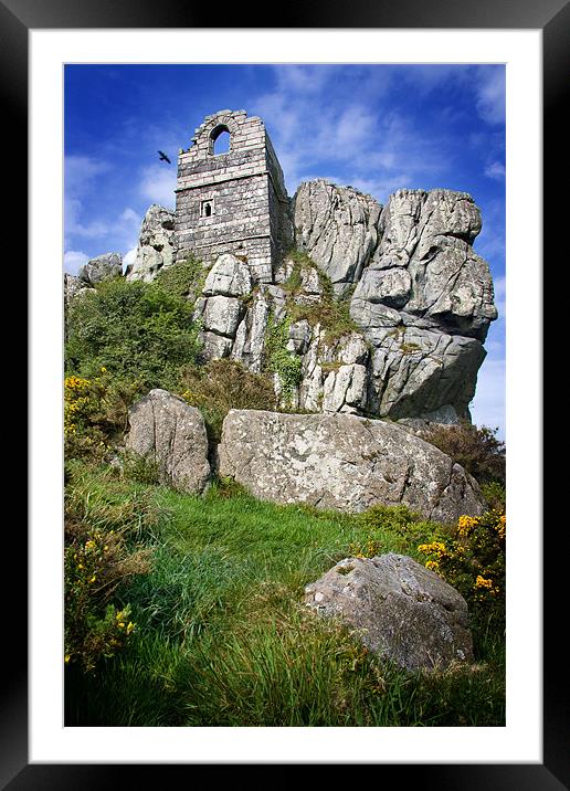 Hermitage chapel of St Michael Framed Mounted Print by Paul Davis