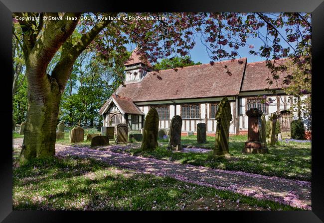 Great Altcar Church Framed Print by Steve Heap