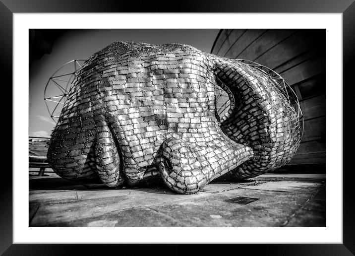 Ear to the ground Framed Mounted Print by Philip Male