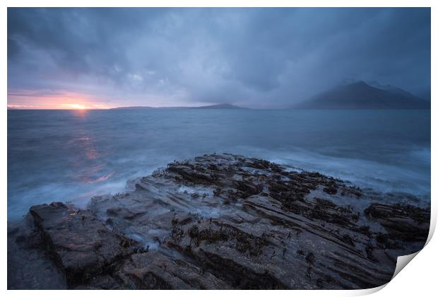 Elgol Sunset  Print by James Grant