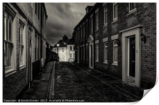 Henrietta Street Whitby Print by David Oxtaby  ARPS