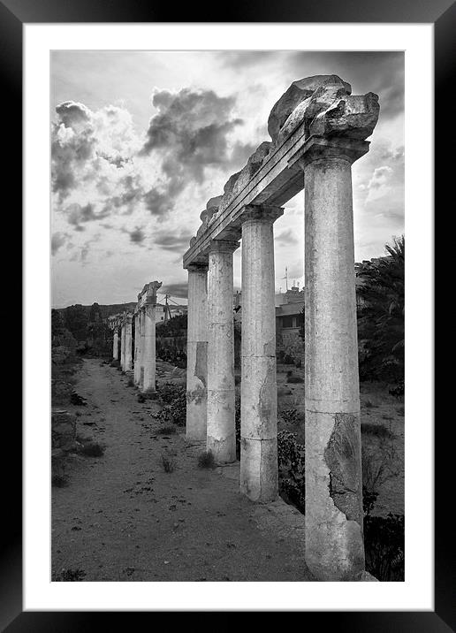 Roman ruins Framed Mounted Print by Stephen Mole