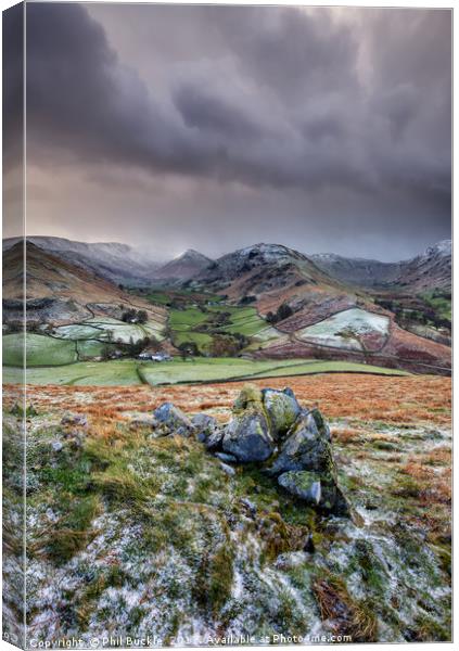 Hallin Fell View Canvas Print by Phil Buckle