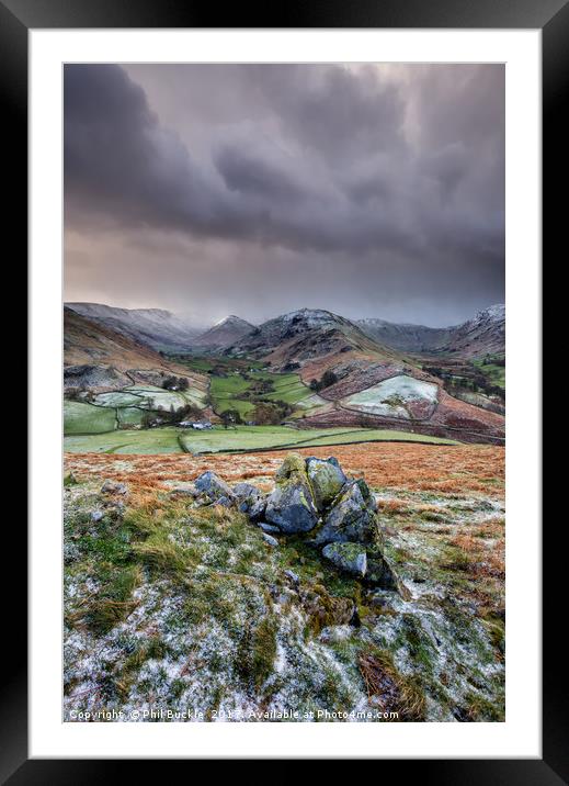Hallin Fell View Framed Mounted Print by Phil Buckle
