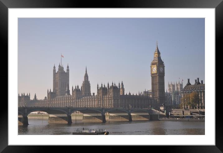 Houses of Parliament Framed Mounted Print by Simon Hackett