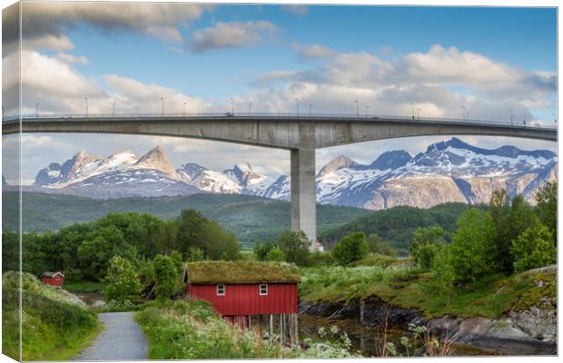 Nordic landscape Canvas Print by Hamperium Photography
