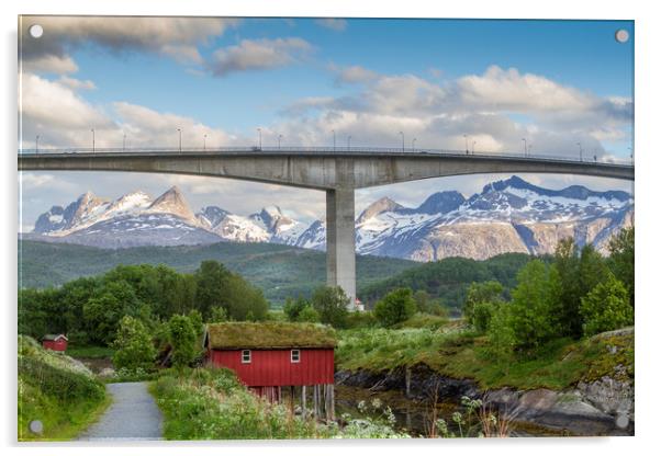 Nordic landscape Acrylic by Hamperium Photography