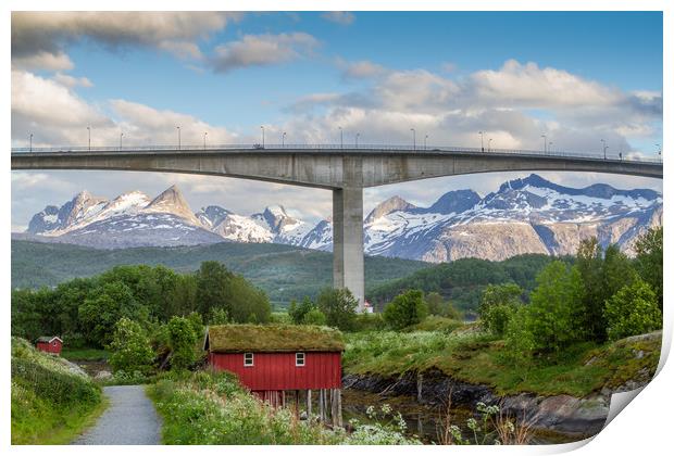 Nordic landscape Print by Hamperium Photography