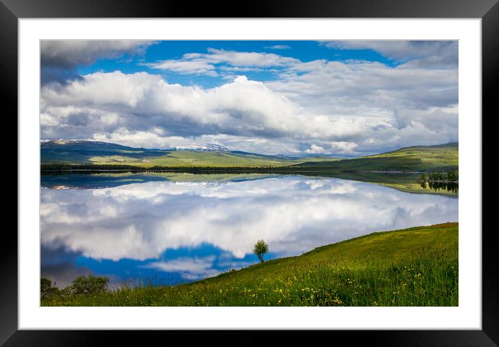 Reflection Framed Mounted Print by Hamperium Photography
