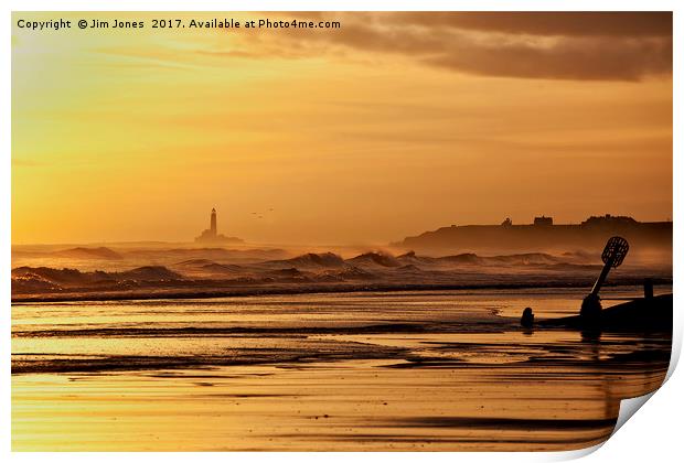 First Golden Light Print by Jim Jones