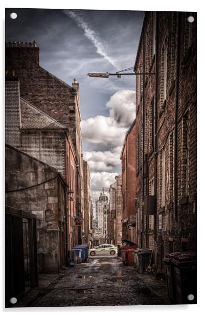 Glasgow Alley Acrylic by Gareth Burge Photography