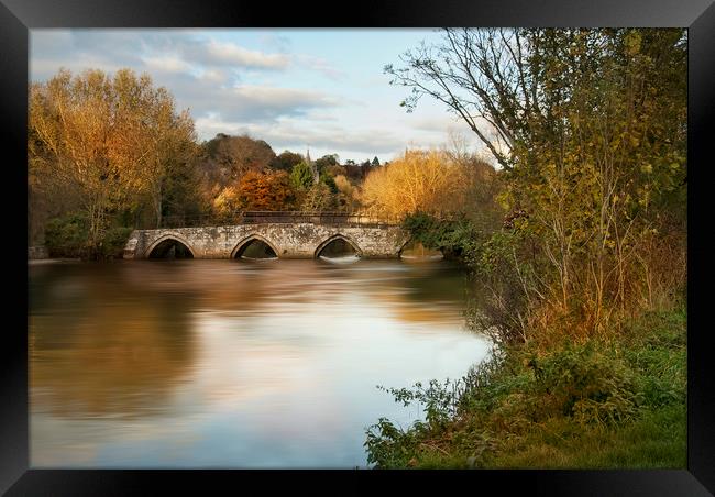 The River Avon Wiltshire Framed Print by Eddie John