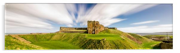 Majestic Tynemouth Castle Acrylic by Naylor's Photography