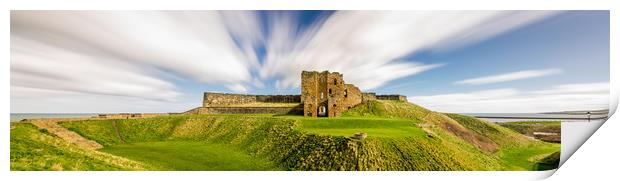 Majestic Tynemouth Castle Print by Naylor's Photography
