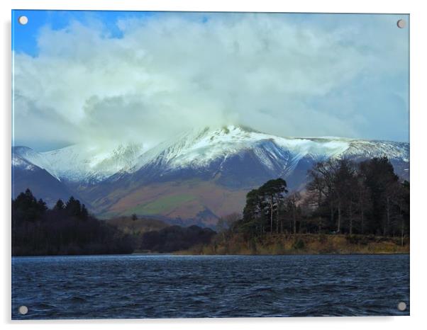 Derwentwater   Acrylic by Victor Burnside