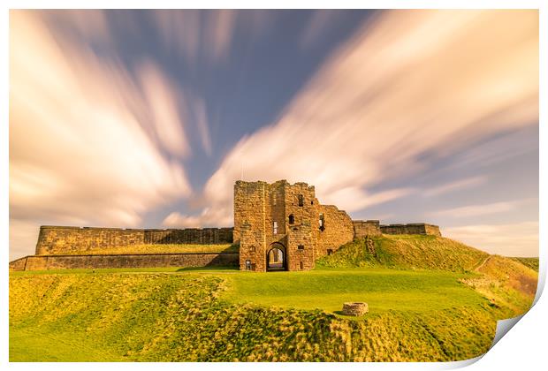 Majestic Ruins of Tynemouth Castle  Print by Naylor's Photography
