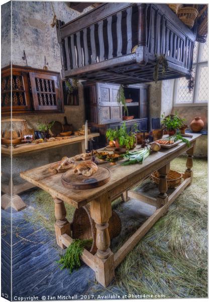 Olde Kitchen Canvas Print by Ian Mitchell