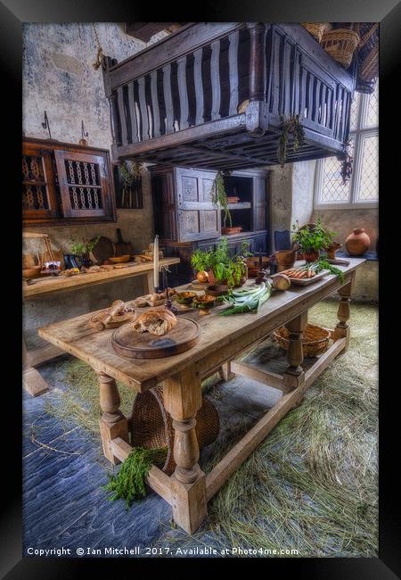 Olde Kitchen Framed Print by Ian Mitchell
