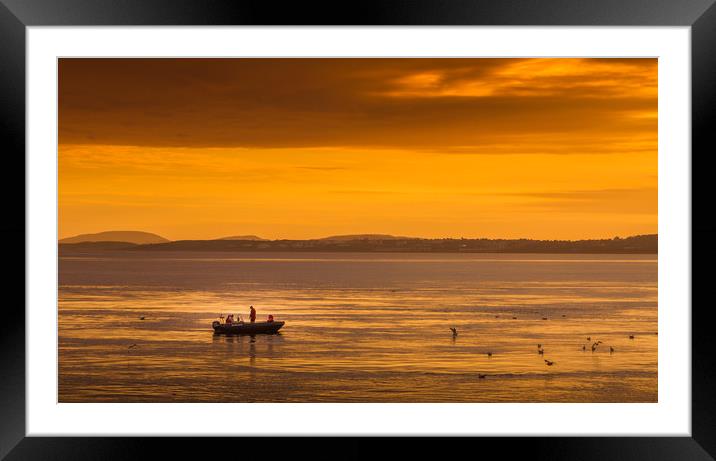 Norwegian sunset Framed Mounted Print by Hamperium Photography