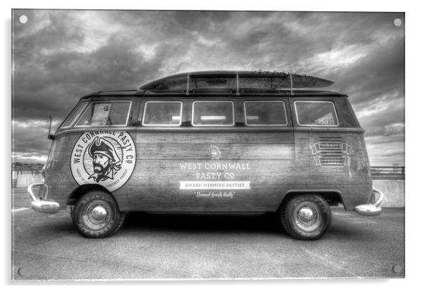 VW Camper Van Acrylic by David Pyatt