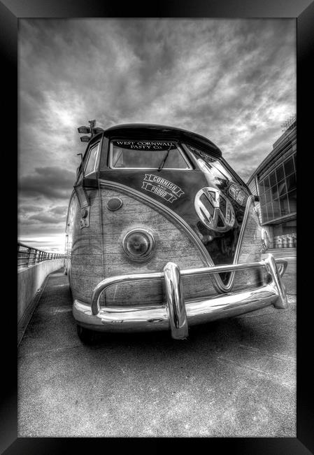 VW Camper Van Framed Print by David Pyatt