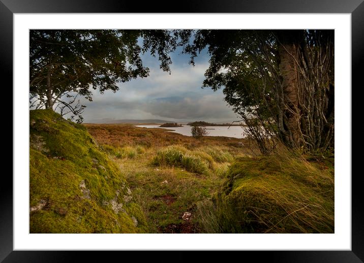 Loch Ba – Rannoch Moor Framed Mounted Print by Eddie John