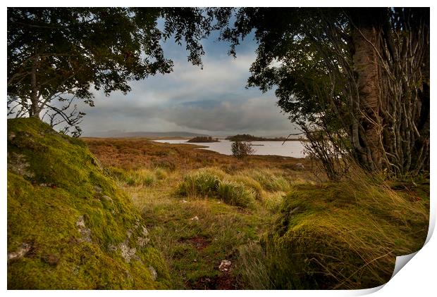 Loch Ba – Rannoch Moor Print by Eddie John