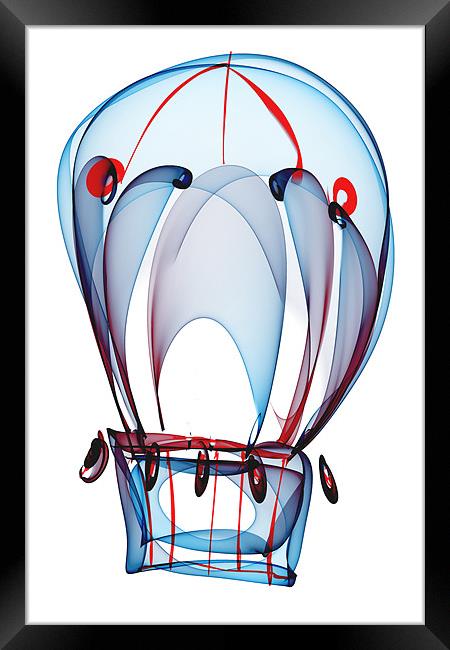 Hot Air Balloon Framed Print by Ann Garrett