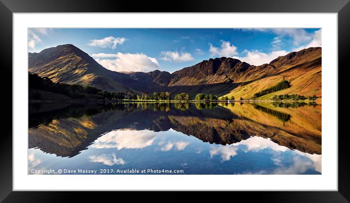 Springtime at Buttermere Framed Mounted Print by Dave Massey