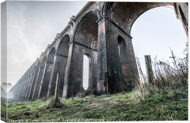 Ouse Valley Viaduct (Balcombe Viaduct) Canvas Print by Darren Golds