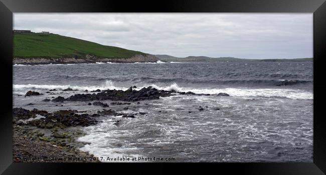 At Sandwick 2 Framed Print by Steven Watson