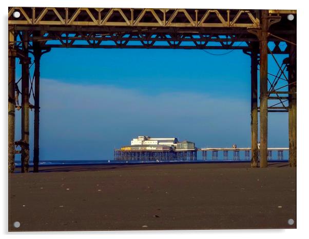 North Pier,Blackpool.    Acrylic by Victor Burnside