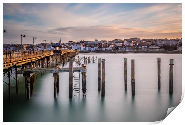 Old Ryde Pier Print by Wight Landscapes