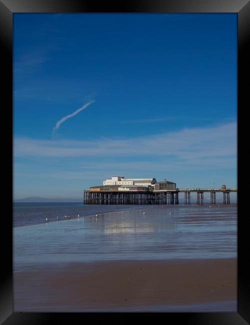 North Pier,Blackpool. Framed Print by Victor Burnside