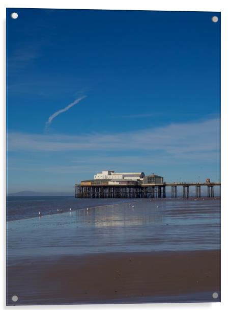 North Pier,Blackpool. Acrylic by Victor Burnside