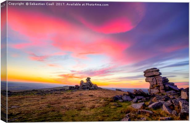 Great staple tor Canvas Print by Sebastien Coell