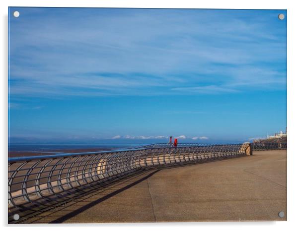 Blackpool Promenade      Acrylic by Victor Burnside
