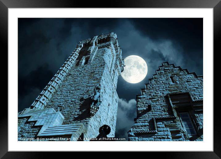 Wallace monument Framed Mounted Print by jim scotland fine art