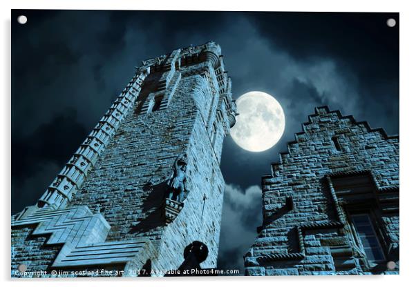 Wallace monument Acrylic by jim scotland fine art