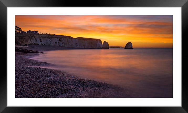 Freshwater Sunrise Framed Mounted Print by David Oxtaby  ARPS