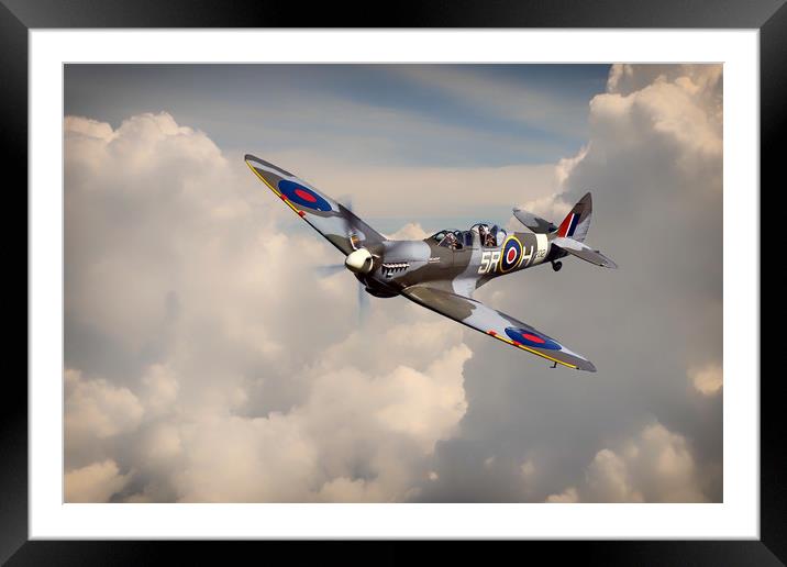 Flight With A Legend Framed Mounted Print by J Biggadike