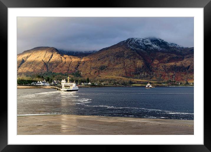 Loch Linnhe  Framed Mounted Print by Valerie Paterson