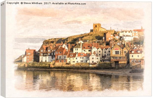 Yorkshire Coast - Whitby Canvas Print by Steve Whitham