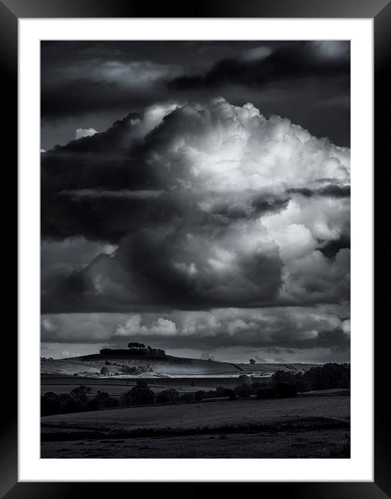 Minninglow Hill Derbyshire Framed Mounted Print by Nick Lukey