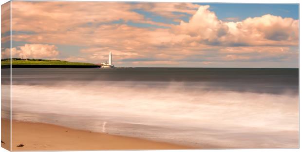 St Mary from the beach Canvas Print by Naylor's Photography