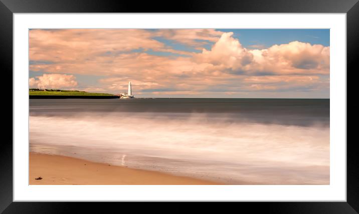 St Mary from the beach Framed Mounted Print by Naylor's Photography