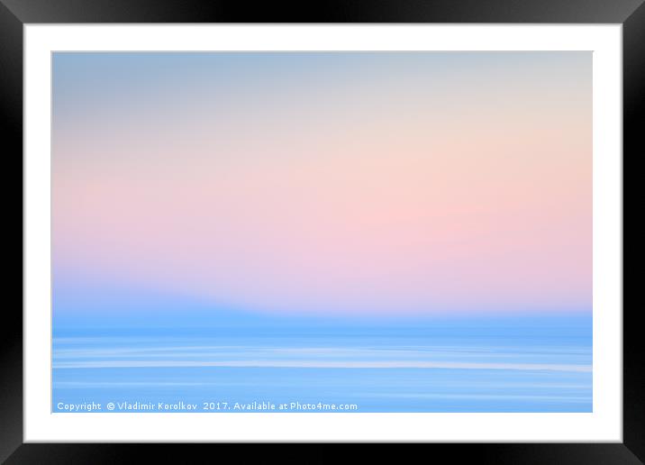 Morning gradients Framed Mounted Print by Vladimir Korolkov