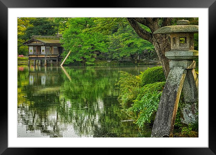 Japanese Teahouse  Framed Mounted Print by Jonah Anderson Photography